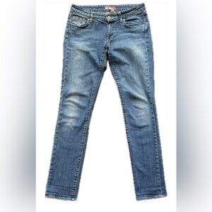 H&M Sqin Low Rise Blue Denim Jeans Medium Wash - Size 30